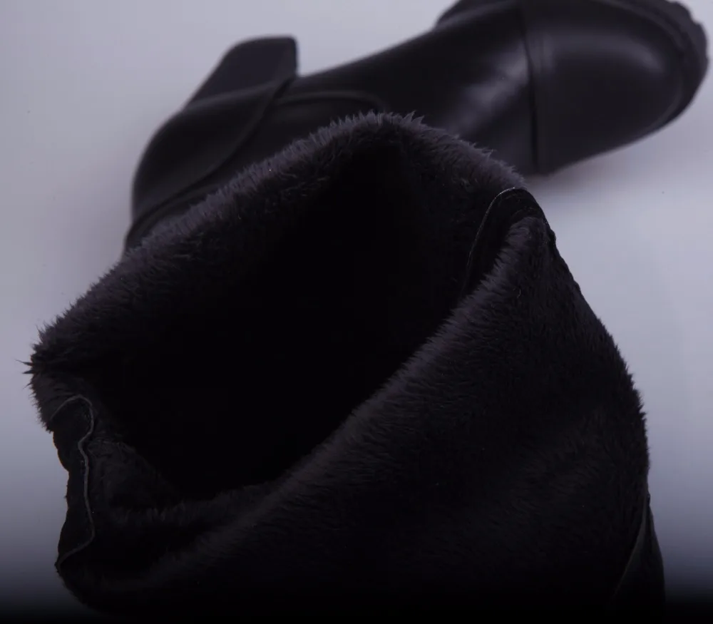 2019 обувь Для женщин сапоги осенние выше колен на высоком каблуке женские Зимние