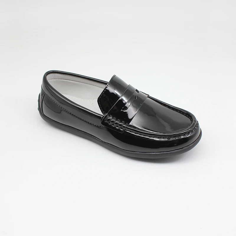 

New Kids Shoe For Boys Loafers Flat Baby PU Leather Moccasins Slip-on Soft Breathable Casual School Children Shoes Size 25-37