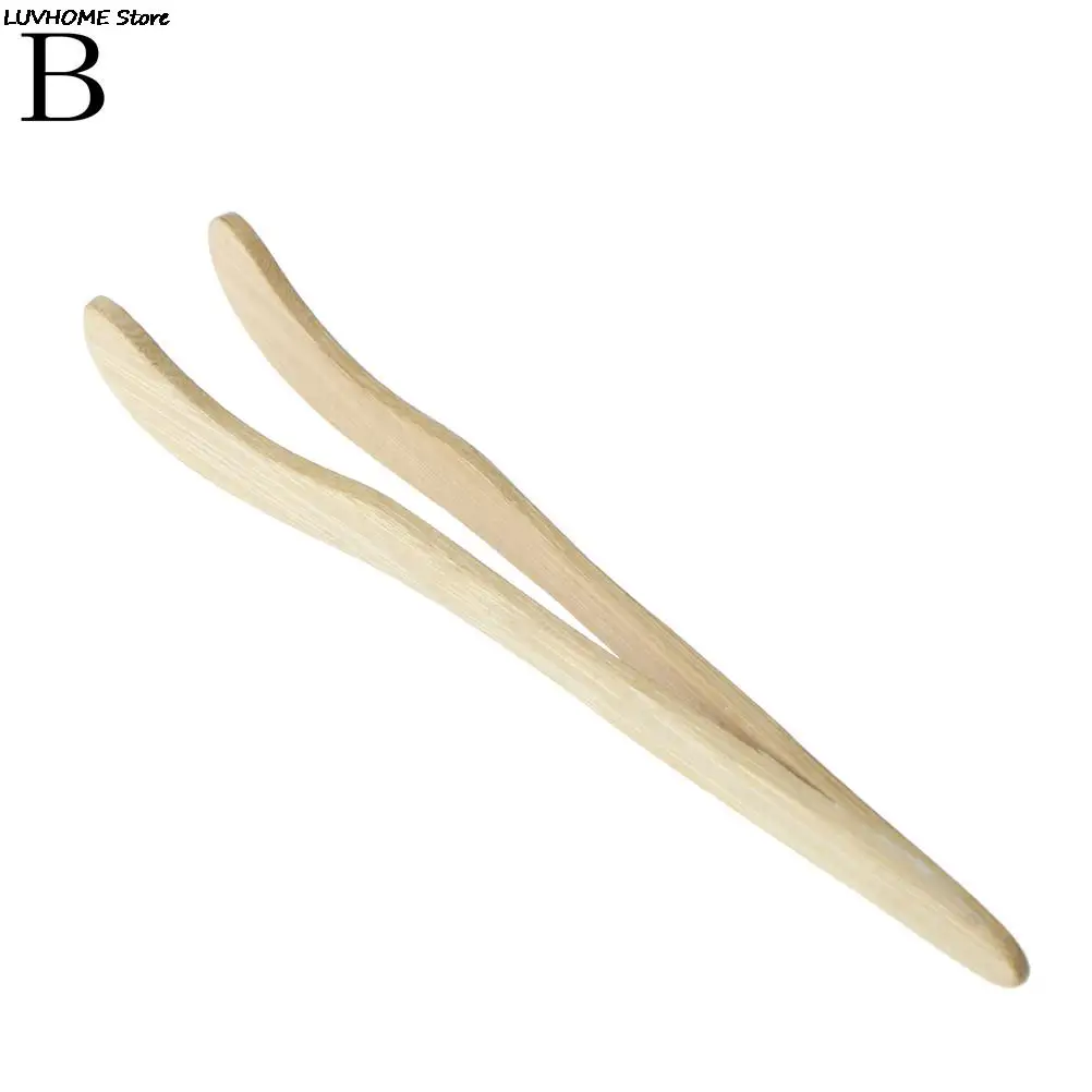 3 размера деревянный Пинцет для чая щипцы бекона бамбуковые кухонные салата