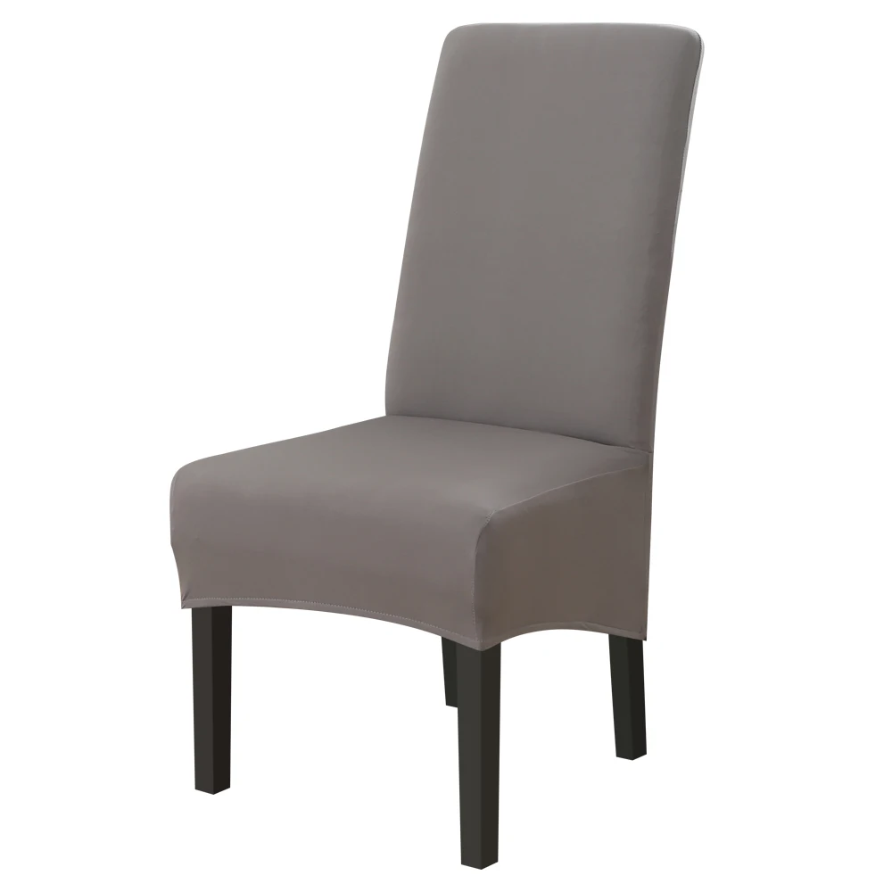 1/2 шт однотонные большие эластичные чехлы на кресла для стульев тянущиеся с