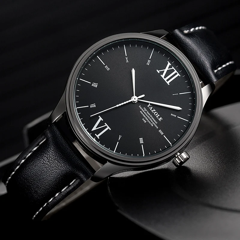 Часы Yazole мужские наручные кварцевые модные спортивные повседневные