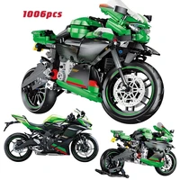1006pcs city technical mechanical motorcycle racing car building blocks diy locomotive supercar assembly toys for children
