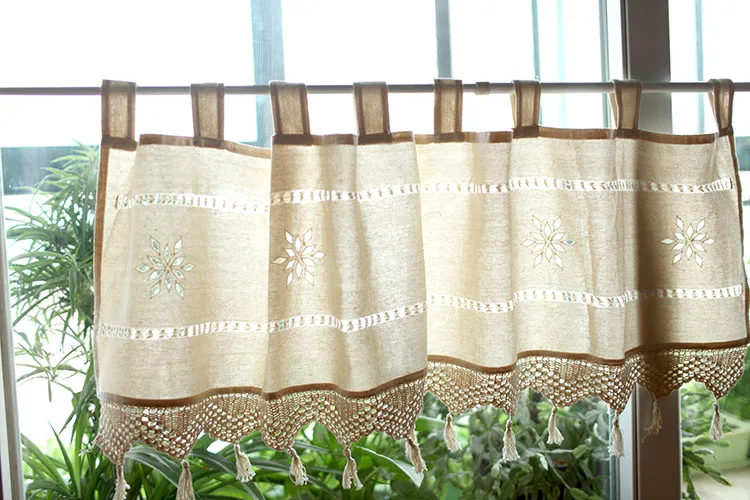 Занавеска для кухни в современном минималистичном стиле занавеска Короткая кафе