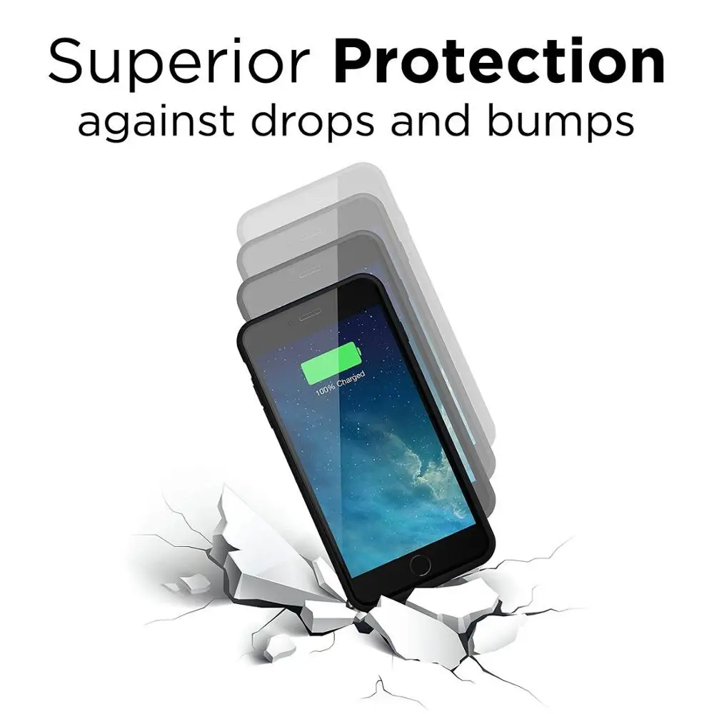 3200-7200 мА/ч для iPhone 6 6s 7 8 Plus X XS чехол внешнего аккумулятора магнитный портативный