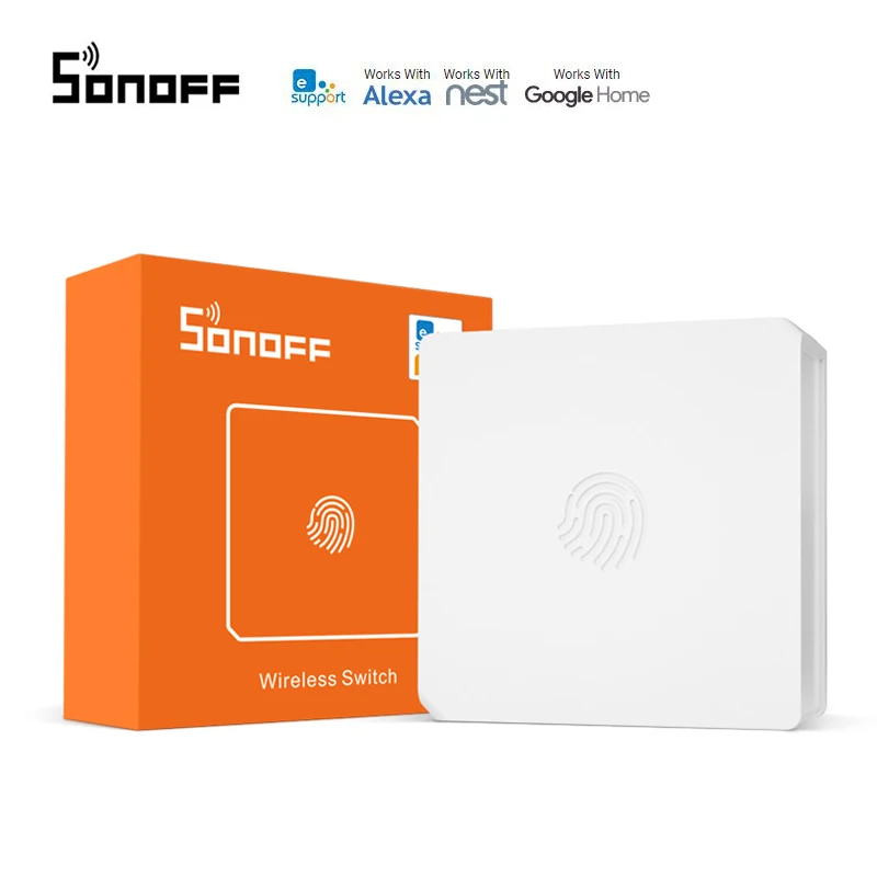 

Беспроводной переключатель SONOFF Zigbee SNZB01, переключатели с низким зарядом батареи, сигнализация Push eWeLink APP SONOFF ZBBridge, требуется поддержка 3 сенсо...