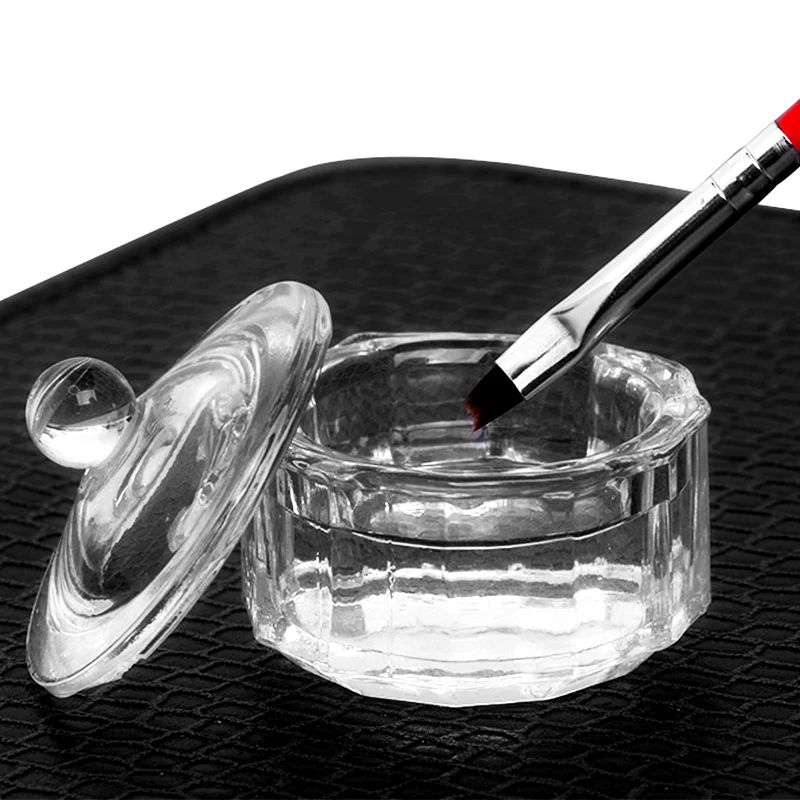 Акриловая чашка для ногтей прозрачная Хрустальная чаша акриловый порошок