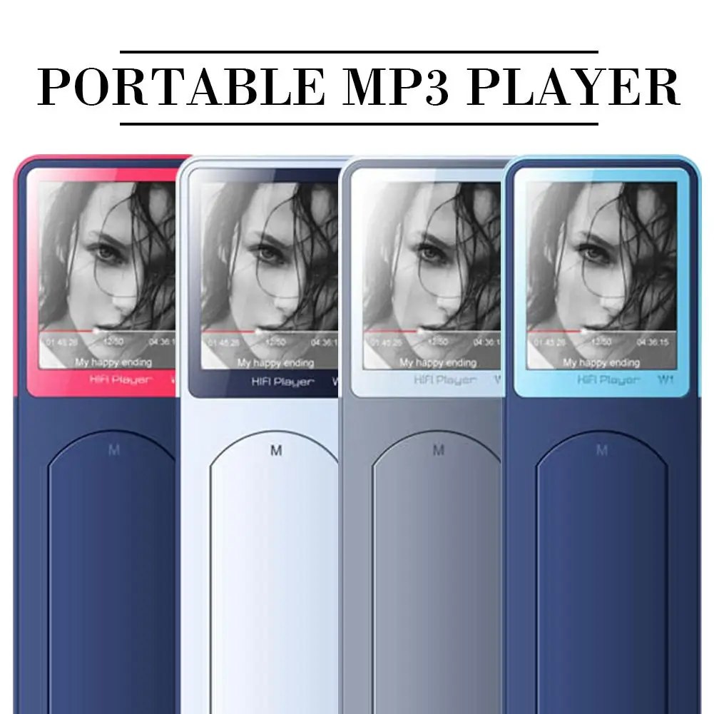 W1 MP3 плеер Кнопка управление внешний звук релиз функция HIFI портативный Walkman с