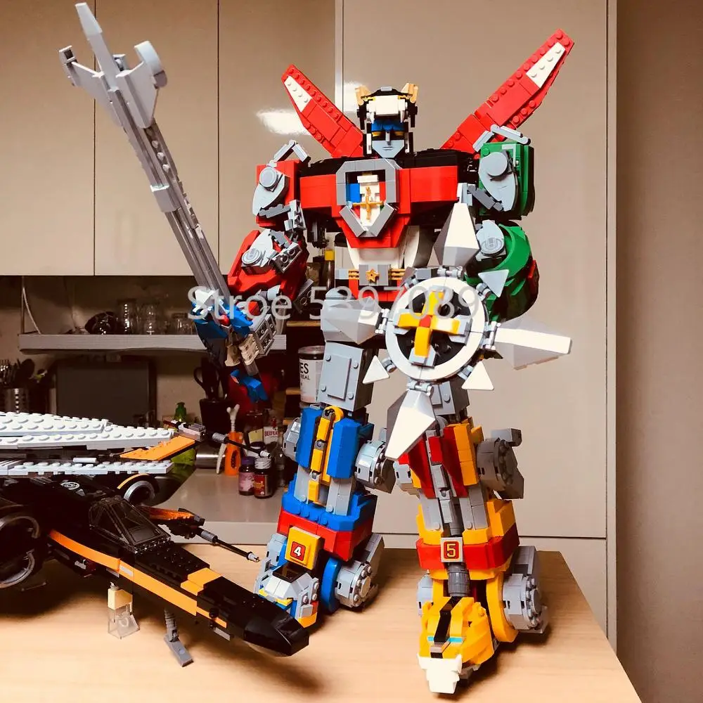 Строительные блоки 16057 в наличии совместимые с Legoinglys Ideas 21311 Voltron Defender of The Universe