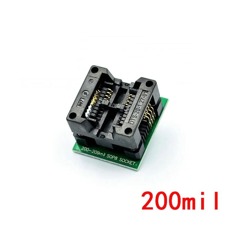 SOIC8 SOP8 К DIP8 широкое сиденье 150/200 мил программист адаптер гнездо синий SA602 IC Тест