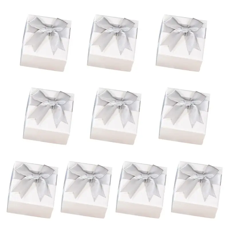 

10 Pcs/pack Jewelry Packaging Gifts Box Pendant Bracelet Earring Storage Case
