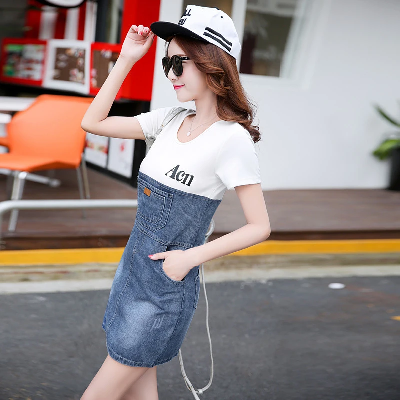 Women's Summer Casual Denim Dresses Newest Fashion Vestidos Female Elegant Party Dress Ladies Office Clothing LWL450 | Женская