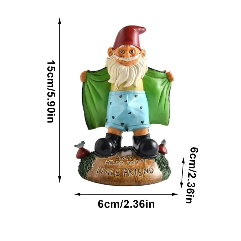 

Resin Gnome Dwarf Garden Decoration Statue Funny Resin Statue For Desk Outdoor Garden Sculpture Decoration Handicraft Ornament