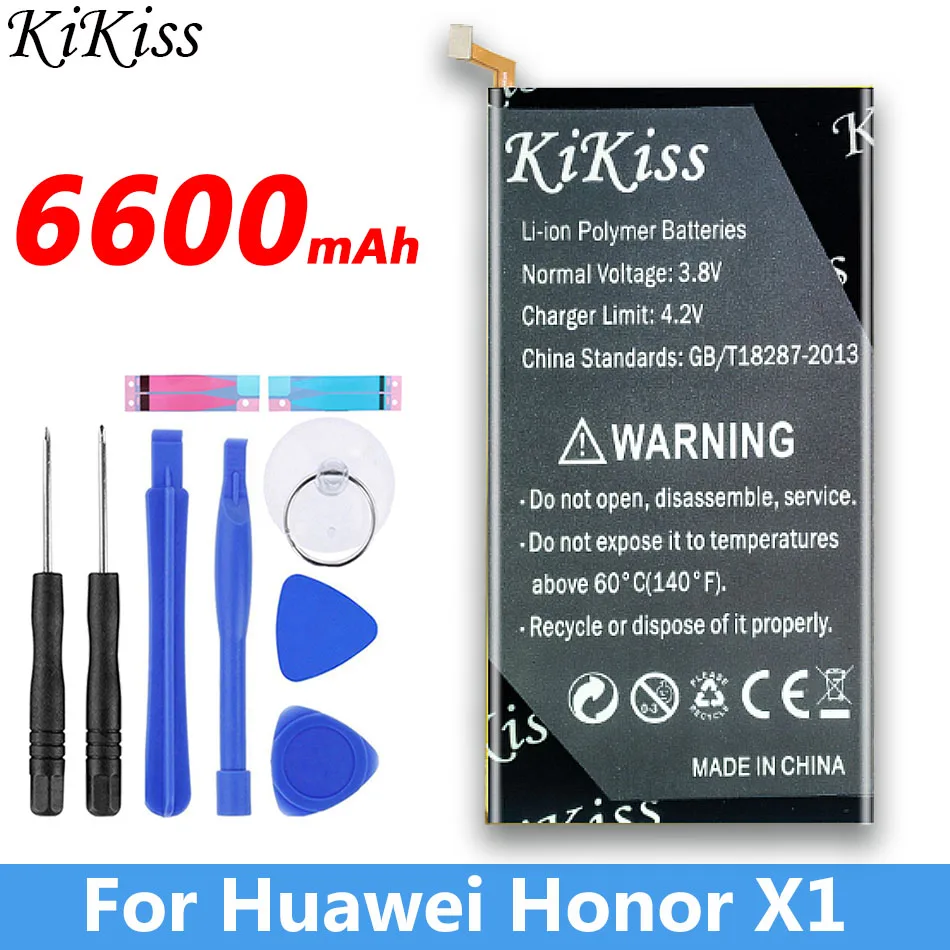 6600 мА/ч kikiss для Huawei Mediapad X1 X2 7 0 &quot/7D 501U 7D 501L 503L 503LT GEM 701L 702L/703L HB3873E2EBC