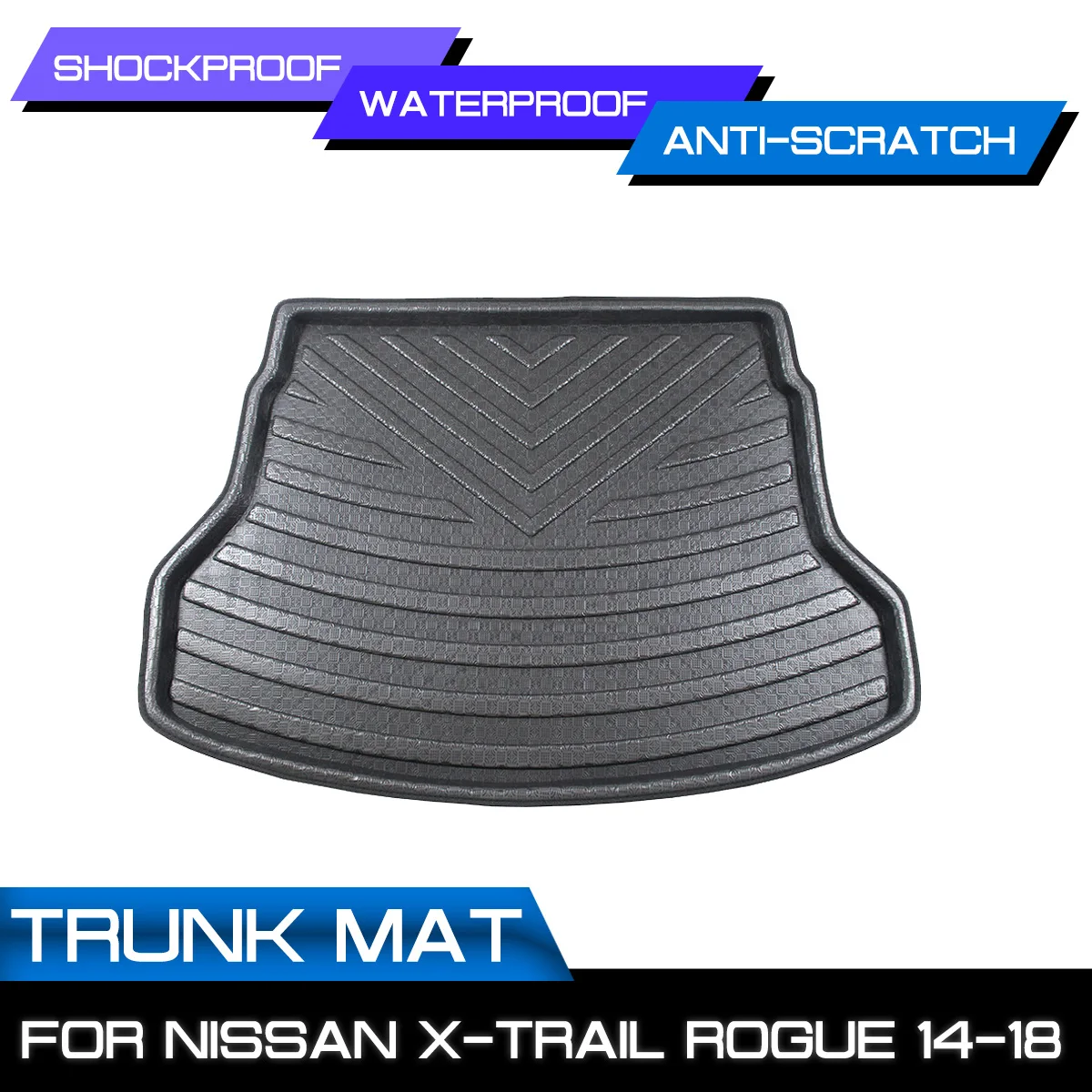 Автомобильный коврик для Nissan X-Trail Rogue 2014 2015 2016 2017 2018 задний багажник грязевая