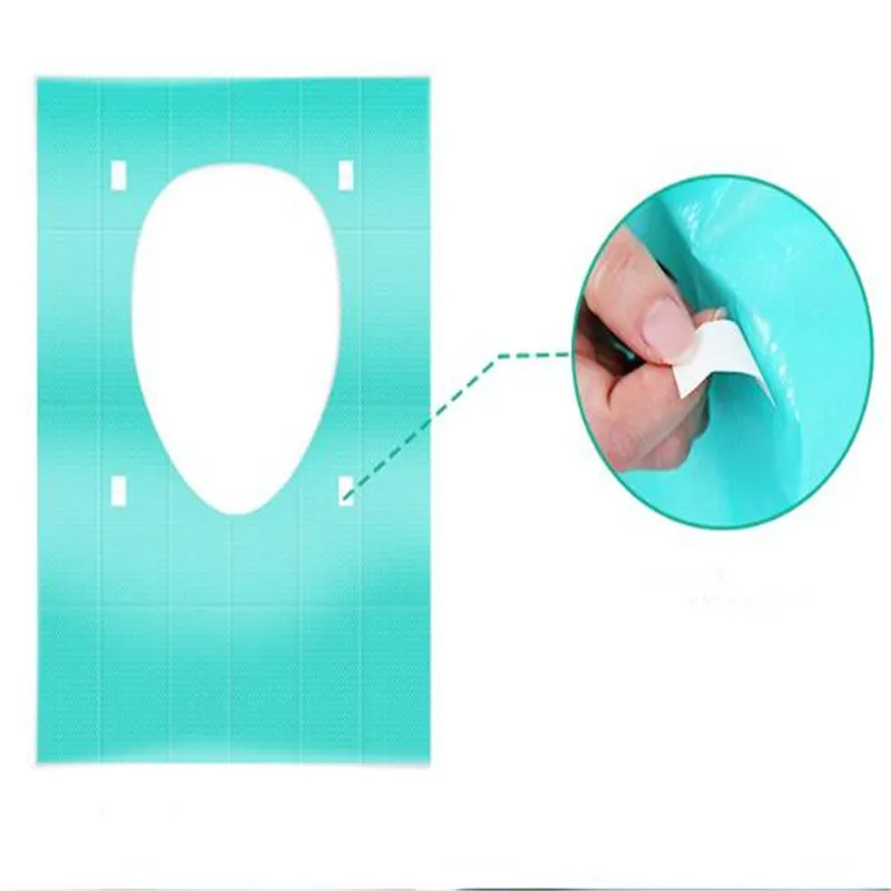 Одноразовый бумажный чехол для сиденья унитаза 10 шт./лот протектор отдыха на