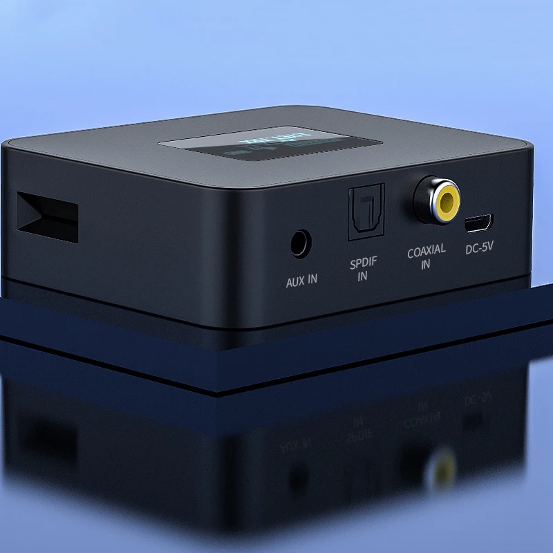 

YET-T6 PRO CSR Display Lossless Fiber Coaxial Bluetooth Transmitter AptXLL HD Audio Adapter
