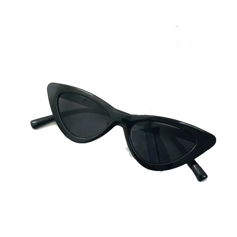 Маленькая оправа детские солнцезащитные очки кошачий глаз пластиковая