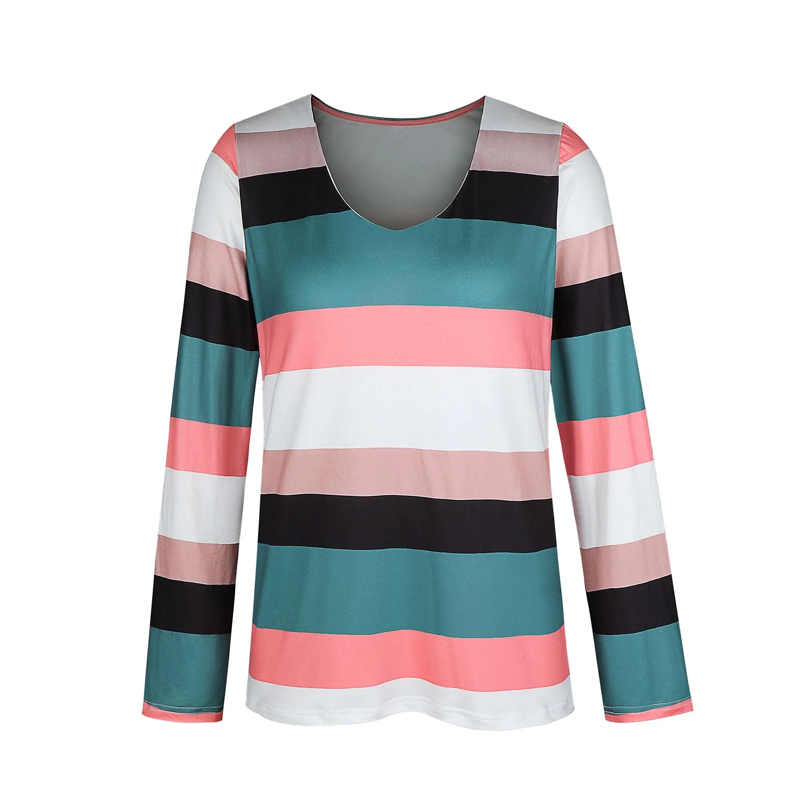 Базовые Женские футболки с длинным рукавом в Корейском стиле для студентов