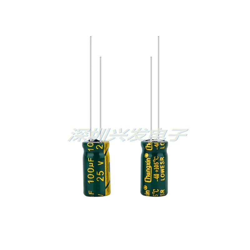20 шт 25v100uf высокочастотное низкое сопротивление долгий срок службы