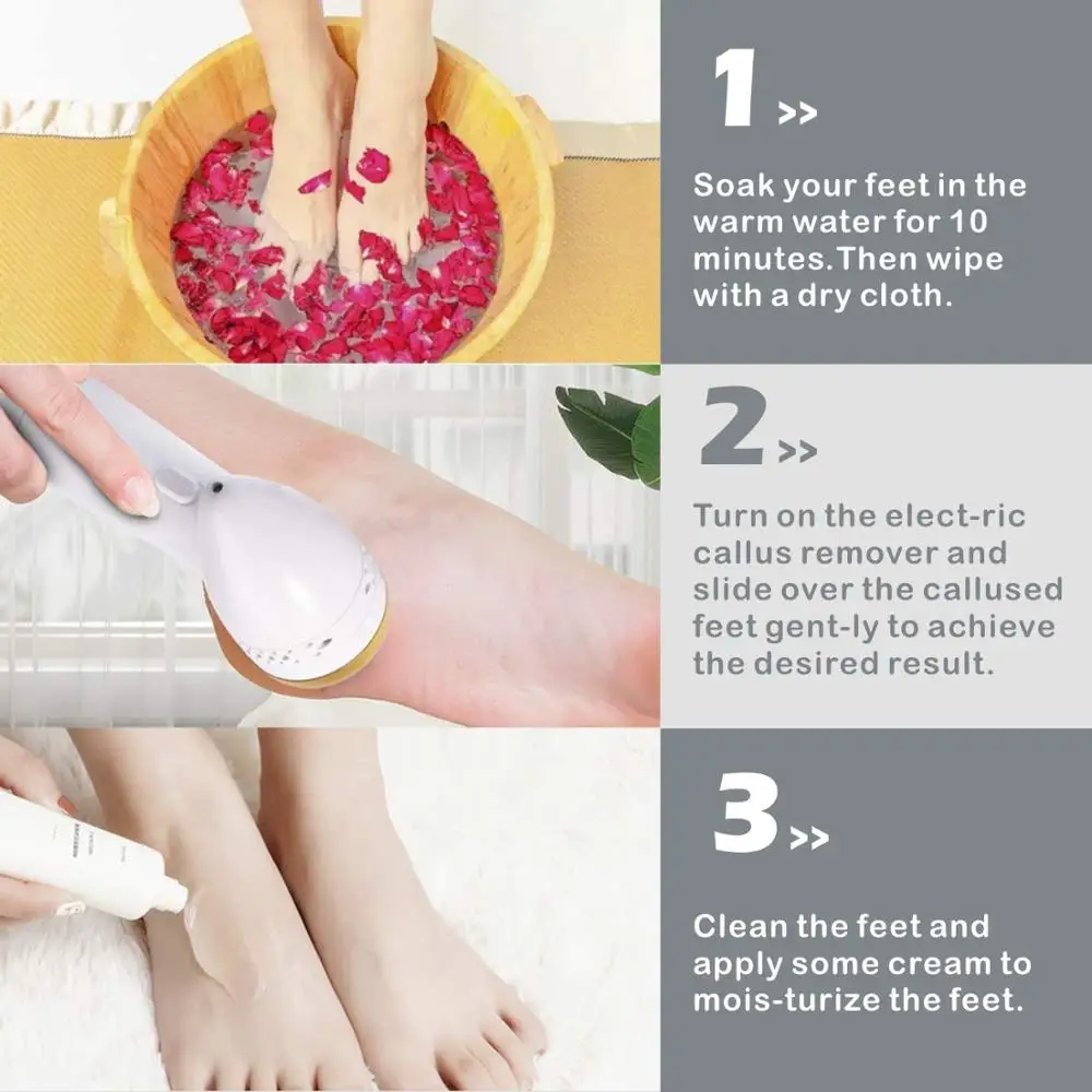 Многофункциональный Электрический вакуумный измельчитель для педикюра и