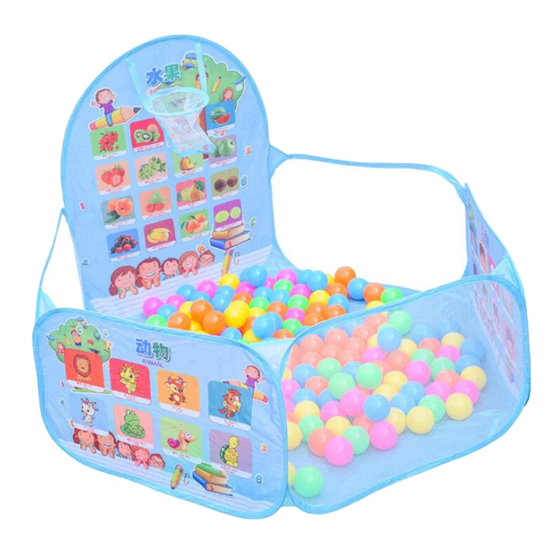 

Baby Playpen Tent Ball Pool With Basket Children Toy Ocean Ball Pit Outdoor Toys For Children Ballenbak No Ball