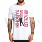 Футболка yarichin b club Yaoi Харадзюку, эстетичная белая рубашка в стиле хип-хоп, топ с принтом для девушек, футболки в стиле Харадзюку, модные мужские летние футболки