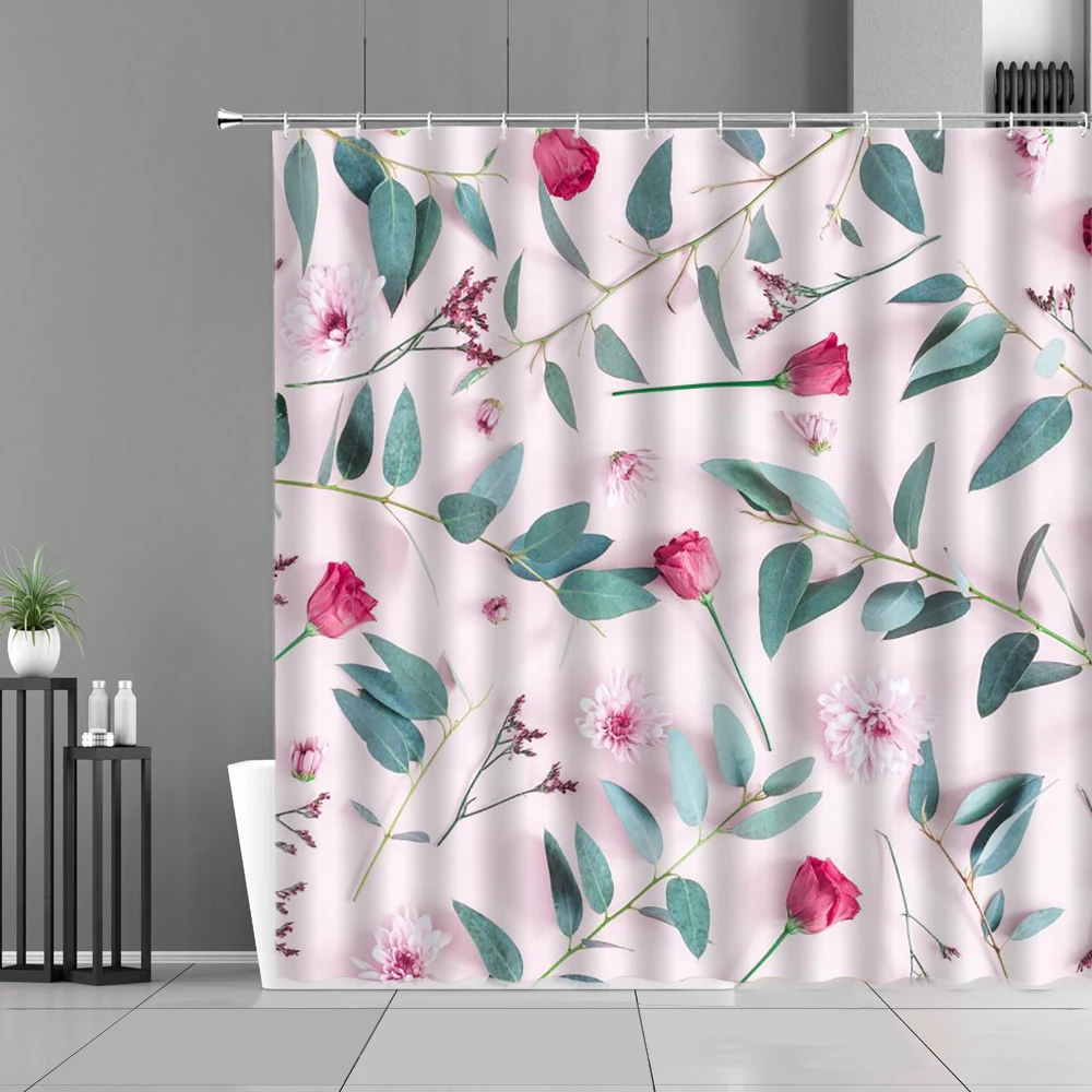 Занавеска для душа в европейском стиле водонепроницаемые шторы ванной комнаты с