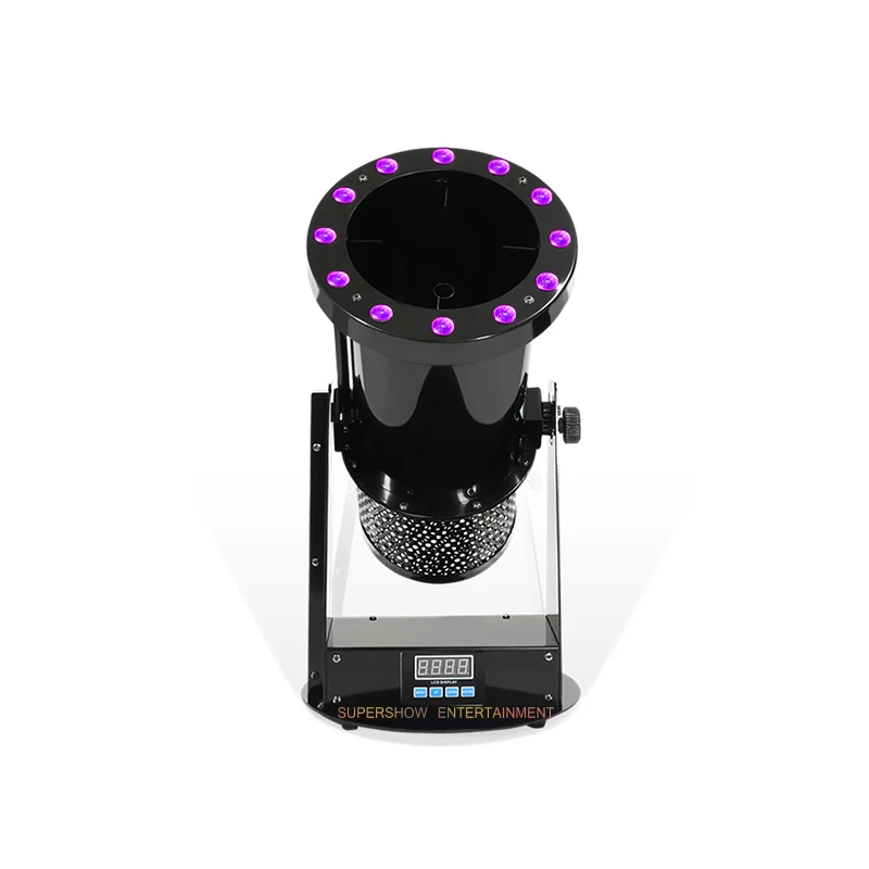 Новый 1200 Вт светодиодный RGB конфетти машина для свадьбы и танцев диджей вечерние