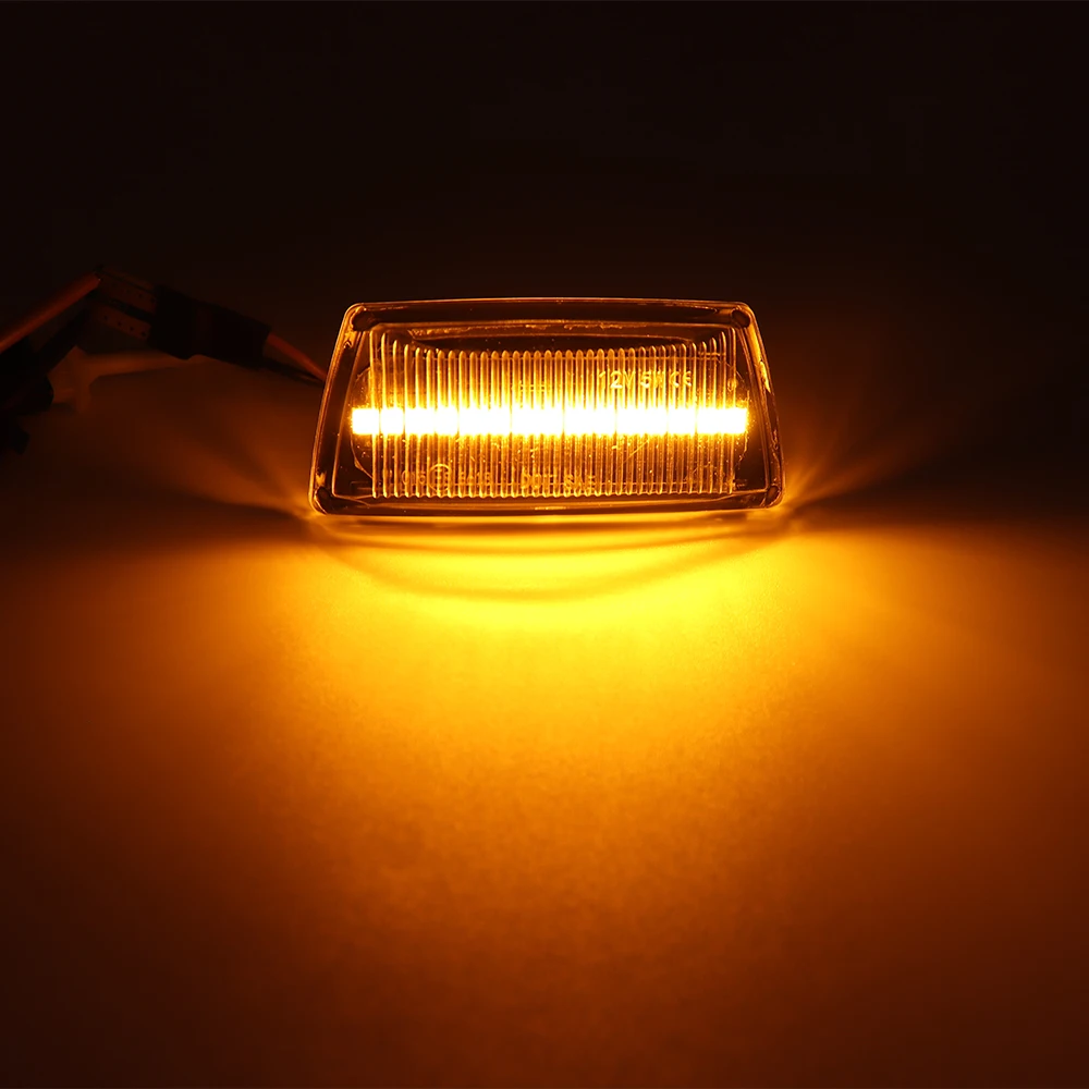 2 шт. светодиодный динамических последовательного мигалка поворотники