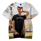 Футболка Payton Moormeier с 3D цифровой печатью, Детская футболка с коротким рукавом, футболка с надписью Звезды социальных сетей, Payton Moormeier, Мужскаяженская футболка с фанатами