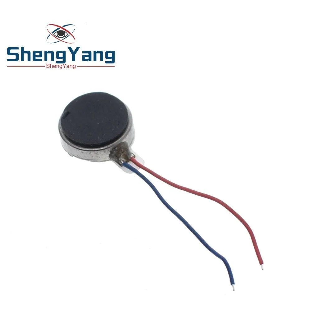 ShengYang 1x DC 3V 70mA 12000 об/мин для телефона монета плоская Вибрация двигателя G08 1027