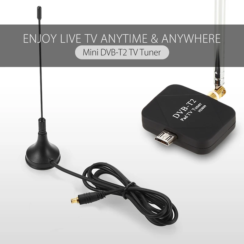 Популярный портативный USB DVB-T/T2 ТВ-тюнер приемник-ключ для смартфона Android |