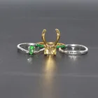 Новые модные кольца Loki в скандинавском стиле для шлема для мужчин женщин мужчин отдывечерние вечеринки изысканные ювелирные изделия подарки
