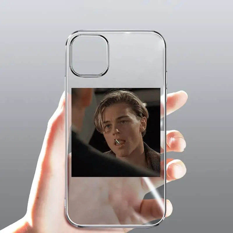 

Leonardo DiCaprio 021 Phone Case Transparent for Clear iPhone case 11 12 mini pro XS MAX 8 7 6 6S Plus X 5S SE 2020 XR