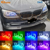 for bmw 7 series f01 f02 f03 f04 bluetooth app rf remote ultra bright multi color dtm style rgb led angel eyes kit halo rings