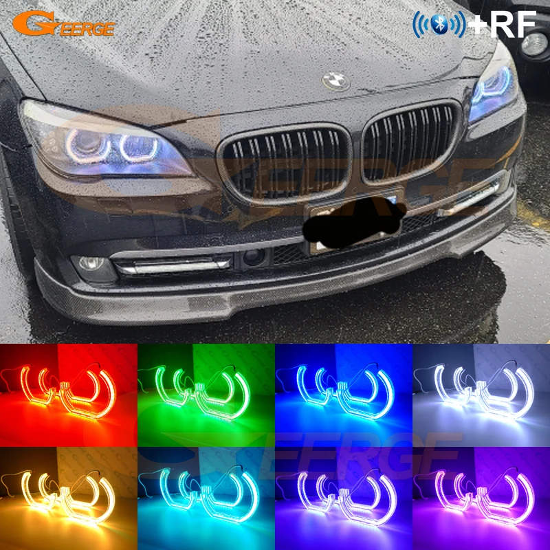 Для BMW F01 F02 F03 F04 BT App RF Remote ультра яркий разноцветный DTM стиль RGB светодиодный