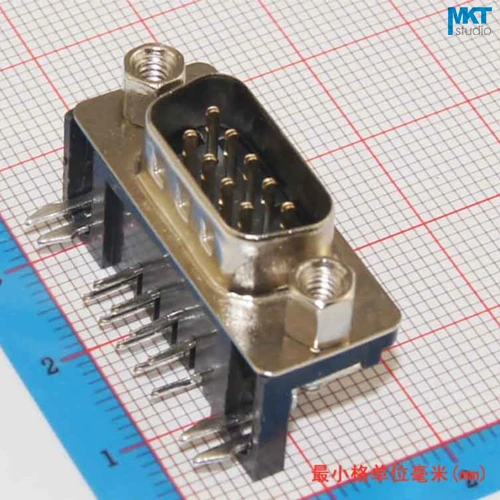 100 шт. Прямоугольный штекер/гнездо DB9 D sub PCB крепление RS232 разъем последовательного