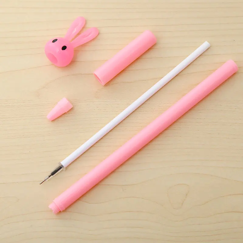 Корейский Kawai кролик гелевая ручка Kawaii мультфильм животное канцелярские товары