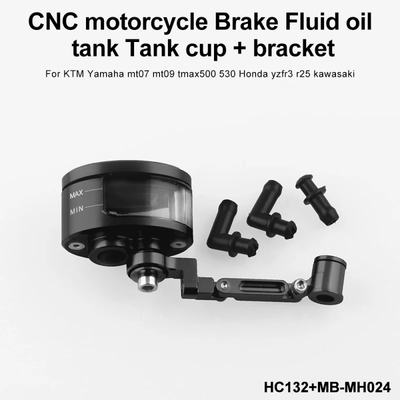 Резервуар для тормозной жидкости мотоцикла с ЧПУ бак/кронштейн KTM YAMAHA MT07 MT09 TMAX500 530