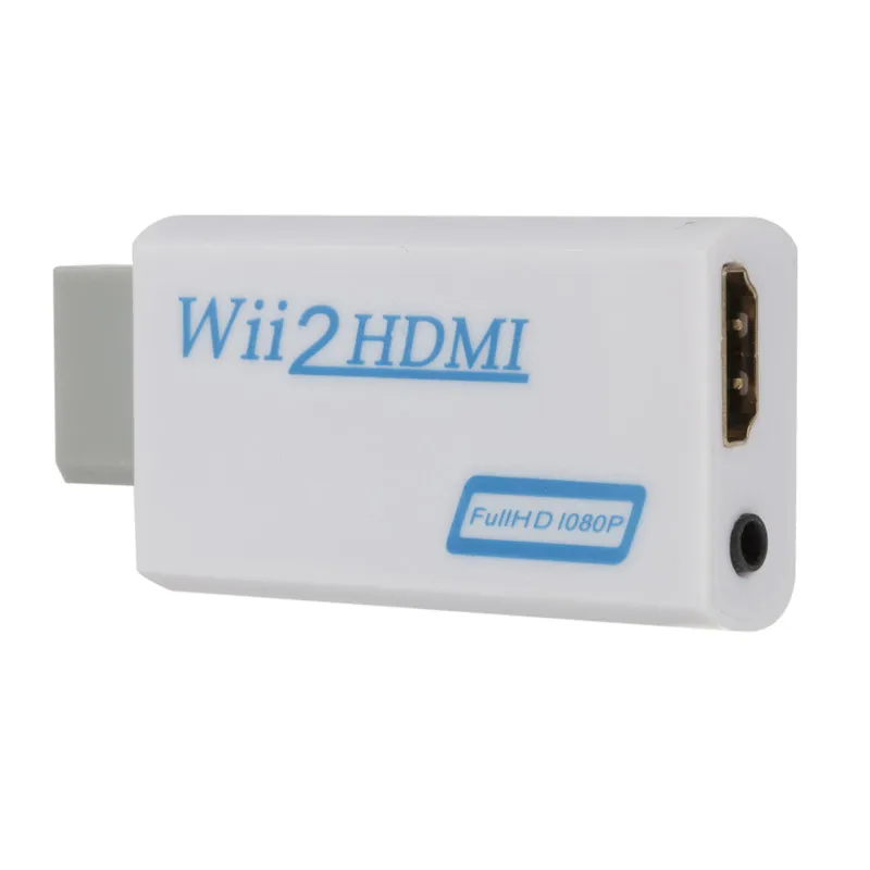 Преобразователь WII в HDMI Full HD 1080P Wii 2 преобразователь 3 5 мм аудио для ПК HDTV монитора