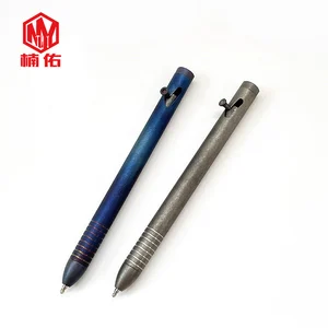 1PC Titanium Alloy Bolt Pen EDC Multi-tool Self-defense Tool Portable Tungsten Alloy Broken Window Pen