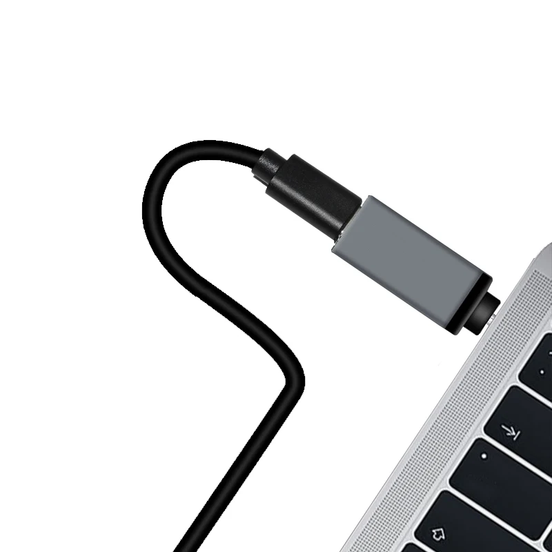 Адаптер питания постоянного тока переходник с USB Type C Мама на универсальный