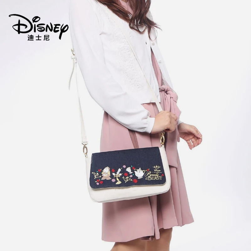 Новые модные сумки тоуты Disney из натуральной кожи Красавица и чудовище кошелек
