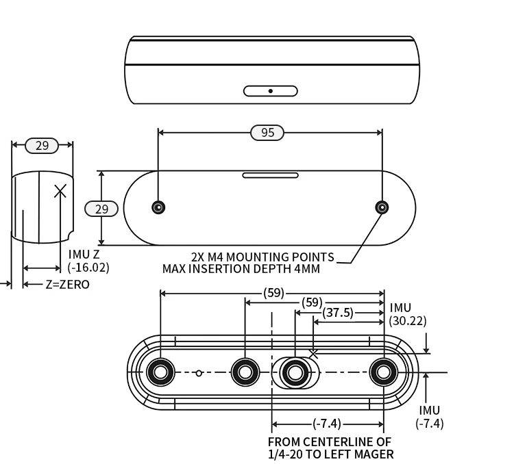 Intel RealSense D455 реальная Глубина камеры четвертого поколения стерео камера 3D |