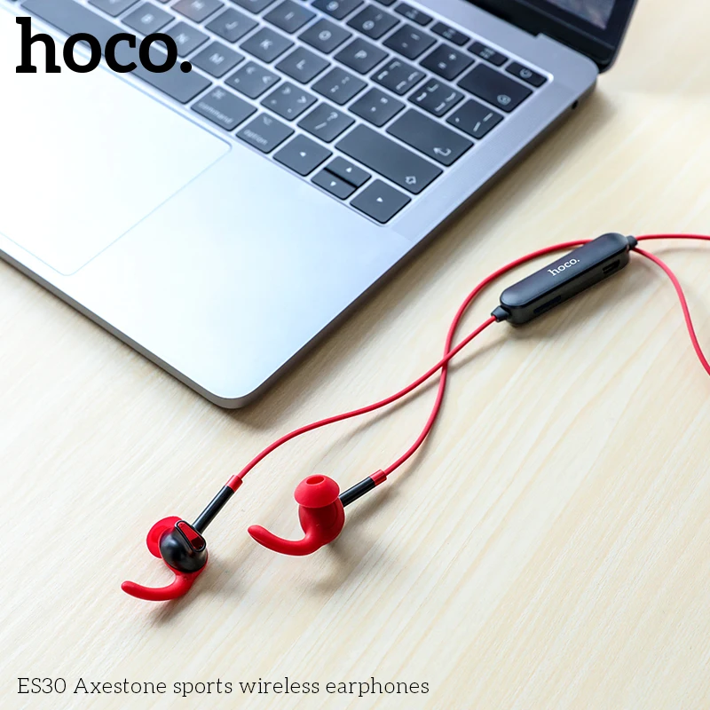 HOCO ES30 Спортивная bluetooth гарнитура поддерживает TF карты беспроводные двойные