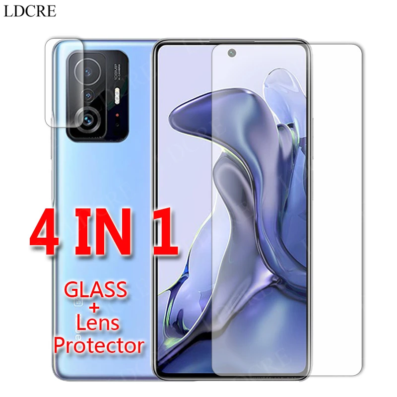 Protector de pantalla de vidrio para Xiaomi Mi 11T Pro, pel&iacute;cula protectora de vidrio templado para Xiaomi Mi 11T Pro-0