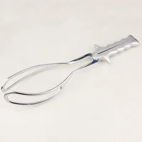 stainless steel obstetrical forceps 36 cm gynecology instruments