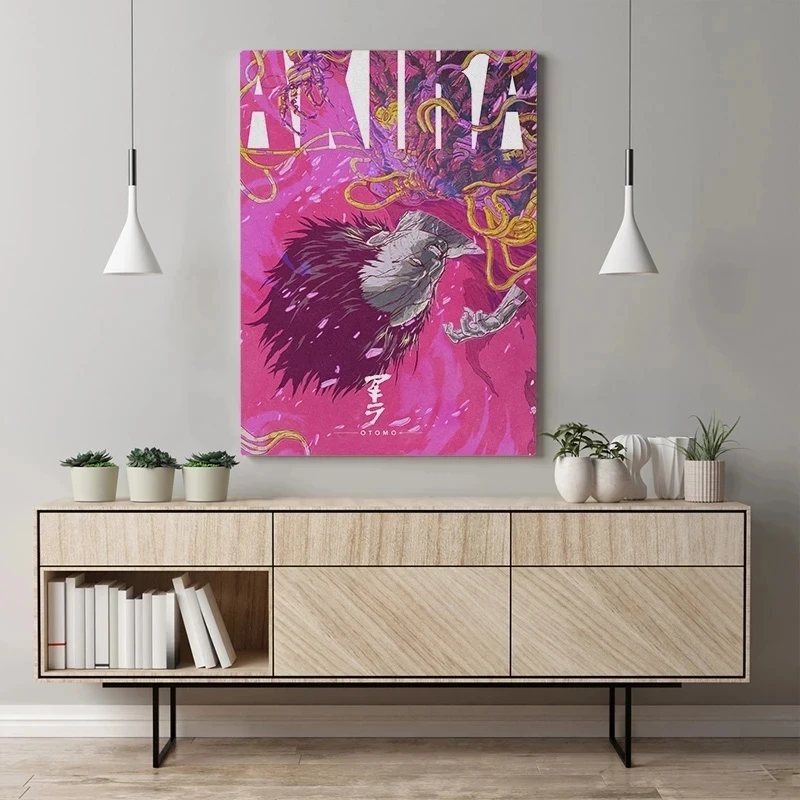 

Home Decor Painting Akira Film Canvas Print Angry Anime Red Poster Modern Wall Art Modular Picture Bedroom Background No Frame