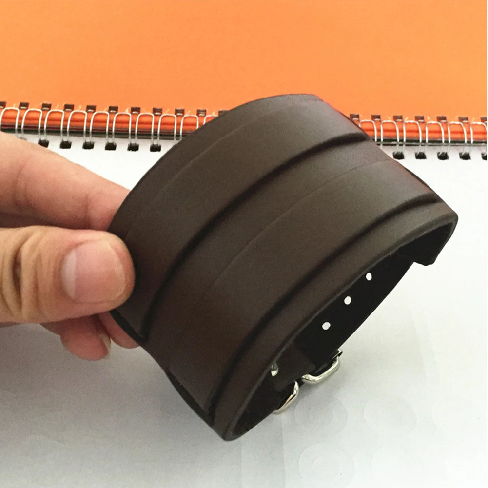 Кожа Для мужчин манжеты Обёрточная Бумага браслет в стиле &quotпанк&quot браслеты