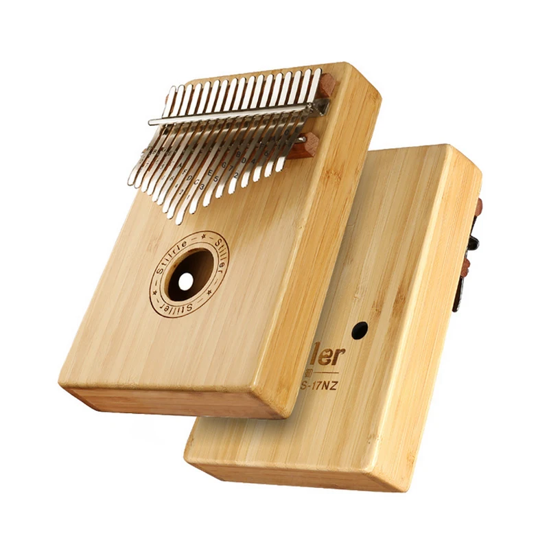 17 клавиш Kalimba большой палец пианино Mbira натуральная мини перкуссионная